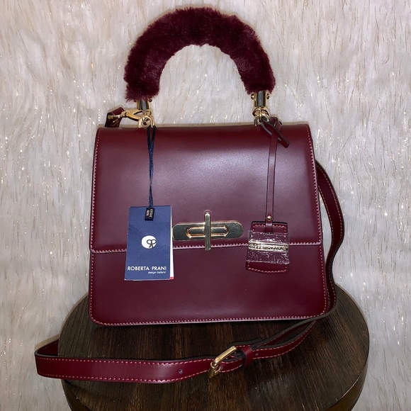 Roberta Prani Handbags - Roberta Prani Maroon Purse